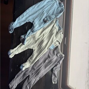 Cloud Island Baby Pajama 0-3 months (set of 3)